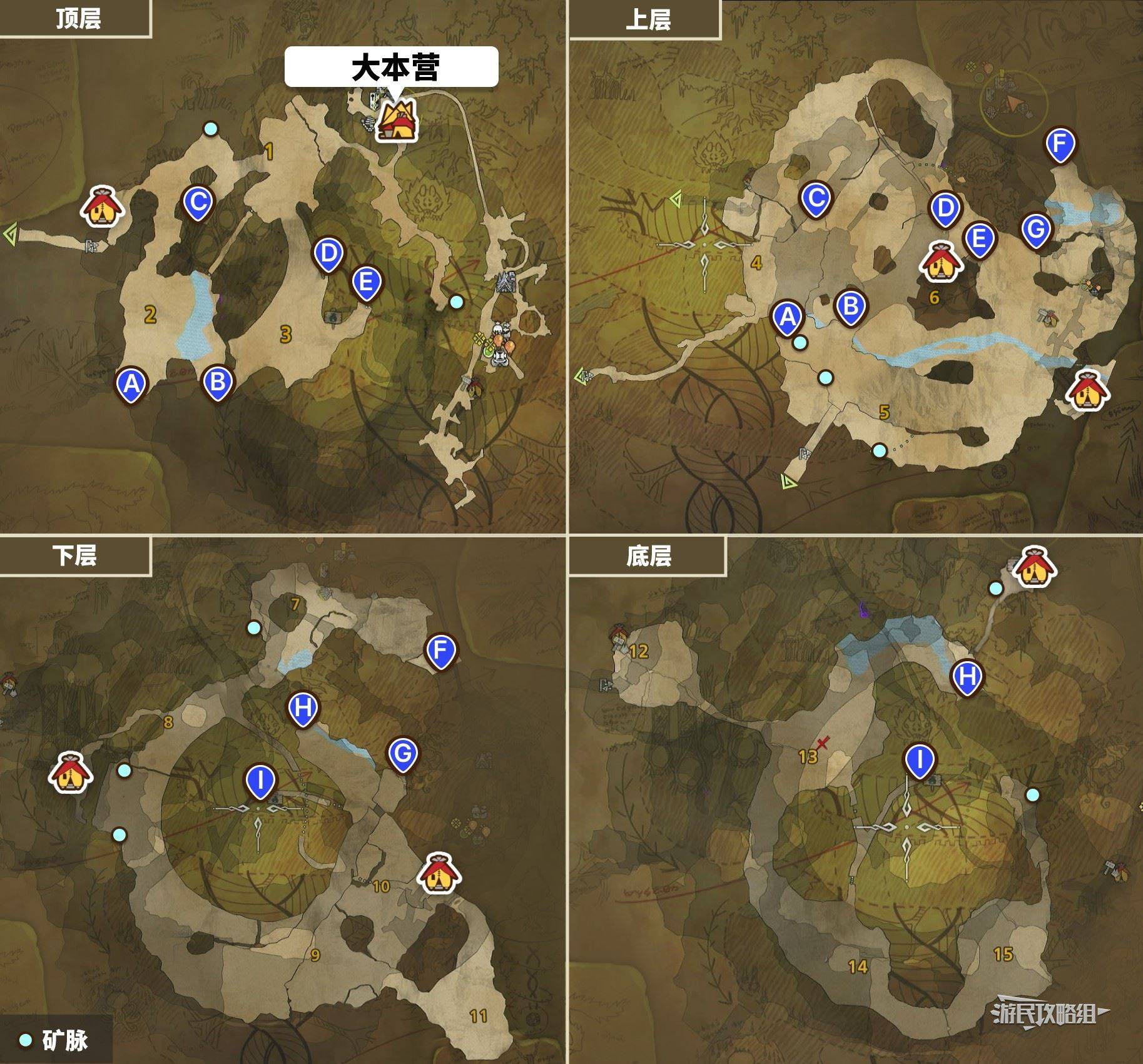 在哪里找到荒野龙都遗迹矿脉点位及采集路线推荐？